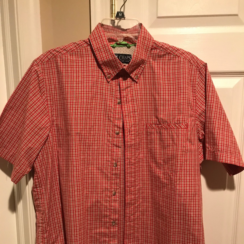 Men's dry fit casual short sleeve shirt
